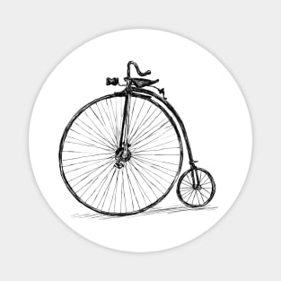 Antique Bicycle Print Magnet